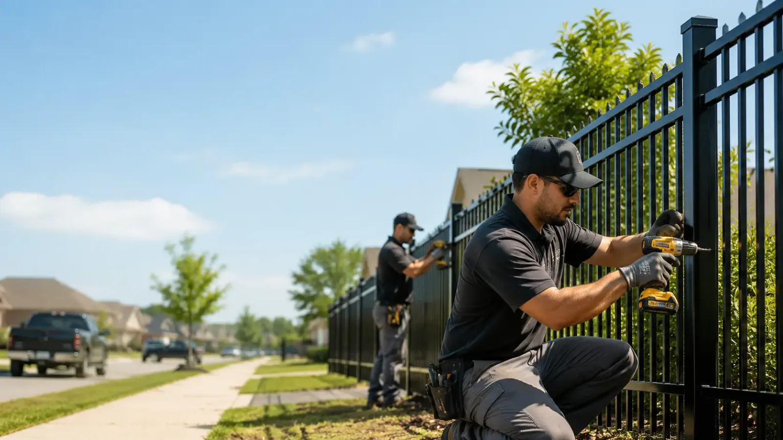 Metal Fence Installation in Centerville, MA